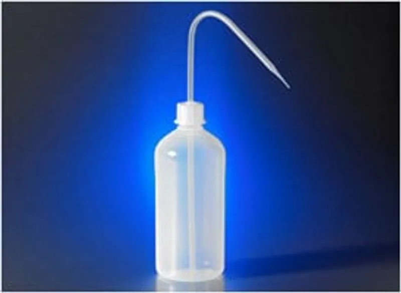Corning® 250 mL Reusable Plastic Narrow Mouth Wash Bottle, Low Density Polyethylene with GL-25 PP Screw Cap