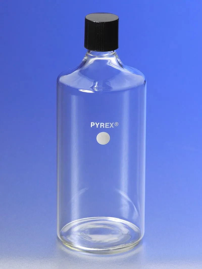 PYREX® 840cm² Roller Bottles with 38 mm Screw Cap