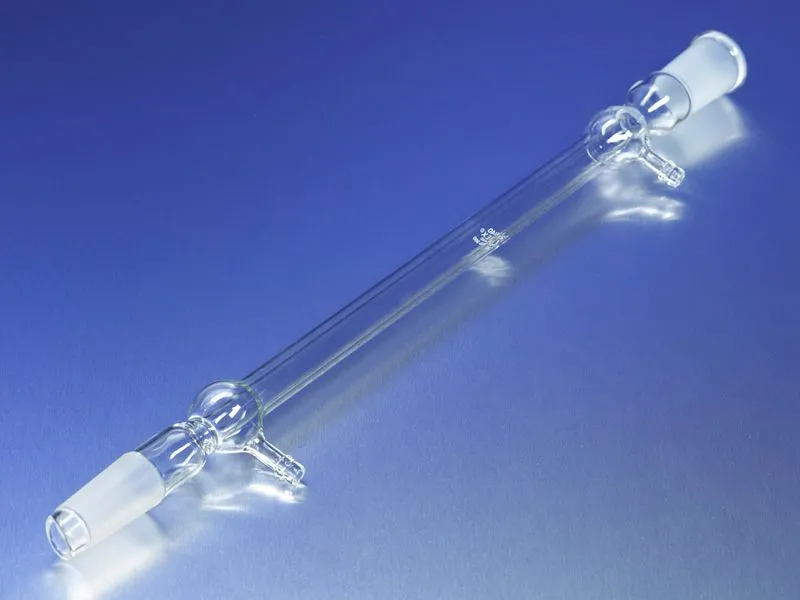 PYREX® 300 mm West Condenser, Drip Tip, with 24/40 Standard Taper Outer and Inner Joints