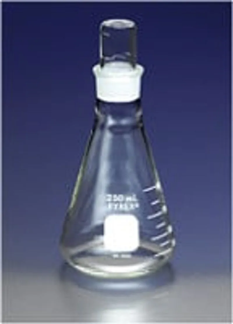 PYREX® 1L Narrow Mouth Erlenmeyer Flask with PYREX® Standard Taper Stopper
