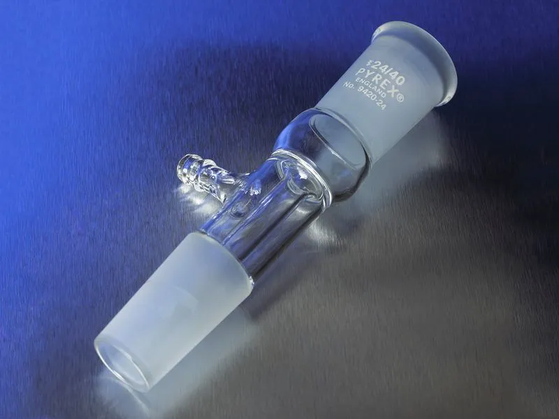 PYREX® Distilling Suction Tube Adapter with 24/40 Standard Taper Inner and Outer Joints
